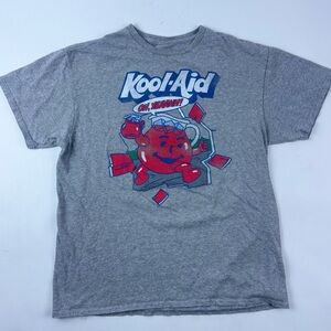 L ohh yeah Kool Aid Gray Kids T-Shirt